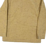 SWINGSTER Womens Beige Cream Shearling Jacket XL Cotton Blend Button Closure