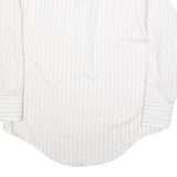 ARROW Mens White Shirt L Cotton Blend Classic Long Sleeve Button Collar
