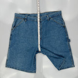 Unbranded Carpenter Shorts - 38W 10L Blue Denim