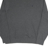 NAUTICA Mens Grey Plain Pullover Roll Neck Basic Knit XL Cotton Blend Jumper
