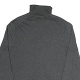 NAUTICA Mens Grey Plain Pullover Roll Neck Basic Knit XL Cotton Blend Jumper