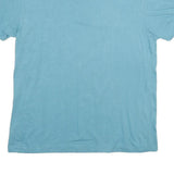 POLO RALPH LAUREN Mens Blue V-Neck T-Shirt S Cotton Classic Casual