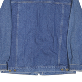 MARLBORO Mens Blue Denim Cotton Blend Button Jacket M Casual Classic Style