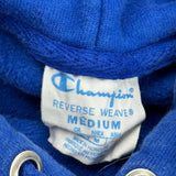Reverse Weave Champion Hoodie - Medium Blue Cotton