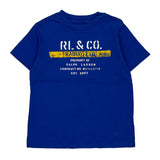 Age 5 Polo By Ralph Lauren T-Shirt - XS Blue Cotton