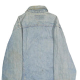 LEVI'S Mens Blue Cotton Denim Jacket S Button Front Classic Fit Pocket
