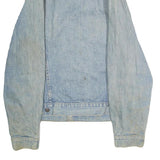 LEVI'S Mens Blue Cotton Denim Jacket S Button Front Classic Fit Pocket