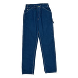 Big Smith Carpenter Pants - 28W 34L Blue Cotton
