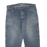 DICKIES Mens Regular Blue Jeans Denim Rinse W40 L27 Classic Zip Closure