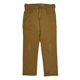 Relaxed Fit Carhartt Carpenter Pants - 33W 30L Brown Cotton