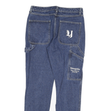 YANGSTER Womens Blue Slim Skinny Denim Cotton Medium W30 L31 Zip Closure Pockets