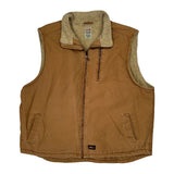 Dickies Sherpa Lined Vest - 3XL Brown Cotton