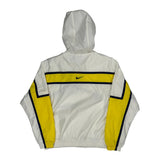 Sportswear Nike Striped Windbreaker - Small White Polyester