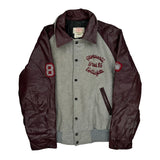Stonewall Grad 85 Prime Sports College Varsity Jacket - Medium Burgundy Leather
