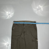 Wrangler Cargo Cargo Trousers - 33W 34L Grey Cotton