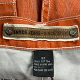 Hip Hop Enyce Jeans - 32W 31L Orange Cotton