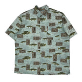 River Lodge Columbia Graphic Short Sleeve Shirt - Large Multicoloured Cotton