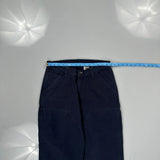 Dakota Grizzly Carpenter Trousers - 32W 32L Navy Cotton