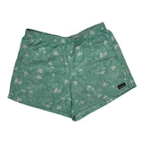 Patagonia Floral Shorts - 30W 5L Green Polyester