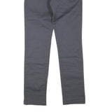 CARHARTT Mens Polyester Blend Regular Fit Straight Trousers W32 L33 Dark Grey