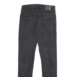 LEVI'S 511 Mens Jeans Black Slim Skinny Denim Medium W31 L34 Zip Closure