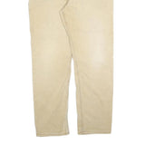 CARHARTT Mens Cotton Blend Beige Relaxed Fit Straight Trousers W40 L34 Workwear
