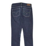 LEVI'S Womens Slim Blue Denim Raw Slim Jeans W25 L29 Stretch Cotton Blend