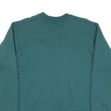 PRO LAYER Womens Green Hawaii Crew Neck M Cotton Blend Sweatshirt Casual
