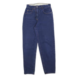 BERNT BERGER Womens Blue Regular Fit Straight Denim Raw W28 L30 Classic Jeans