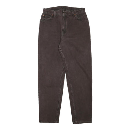 LEVI'S Womens Jeans Black Relaxed Straight Denim Medium W30 L29 Classic Style