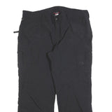 THE NORTH FACE Womens Black Relaxed Straight Trousers W38 L28 Outdoor Casual Zip
