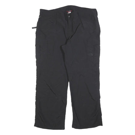 THE NORTH FACE Womens Black Relaxed Straight Trousers W38 L28 Outdoor Casual Zip