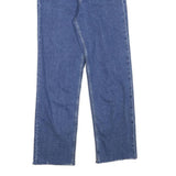H&M Womens Blue Regular Straight Denim Light W27 L25 Zip Cotton Blend Jeans