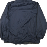 DICKIES Mens Navy Department Of Public Works Hooded Zip Jacket L Polyester Blend