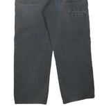 DICKIES Mens Cotton Blend Black Regular Straight Trousers W34 L26 Workwear