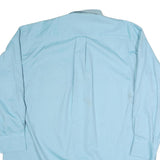 NAUTICA Mens Blue Button-Down Collar Long Sleeve Shirt XL Polyester Blend Casual
