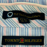 Tommy Hilfiger Striped Shirt - XL Blue Cotton