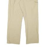ODLO Mens Beige Polyester Blend Regular Leg Trousers W33 L30 Outdoor Active Wear