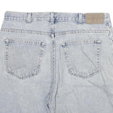 FADED GLORY Mens Denim Blue Casual Shorts XL W34 Cotton Blend Classic Fit