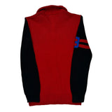Polo By Ralph Lauren Striped 1/4 Zip - XS Red Cotton