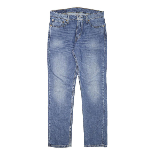 LEVI'S Mens Slim Blue Denim Jeans W30 L29 Classic Cotton Blend Zip Pockets