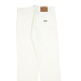 FERRE JEANS Mens White Regular Straight Denim Jeans Cotton Blend W34 L32 Button