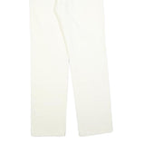 FERRE JEANS Mens White Regular Straight Denim Jeans Cotton Blend W34 L32 Button
