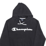 CHAMPION Mens Black Hoodie S Classic Pullover Cotton Blend Sport Casual