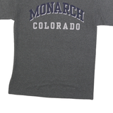 OURAY Mens Grey Monarch Colorado Graphic T-Shirt M Short Sleeve Crew Neck