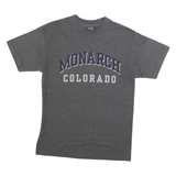 OURAY Mens Grey Monarch Colorado Graphic T-Shirt M Short Sleeve Crew Neck