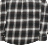 ORVIS Mens Black & Brown Check Shirt L Long Sleeve Cotton Blend Casual