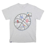 JANSPORT Mens Grey NCAA Final Four 2012 Graphic T-Shirt M Short Sleeve Crew Neck