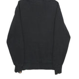 ELLESSE Mens Black Hoodie S Cotton Blend Pullover Hooded Sweatshirt Logo