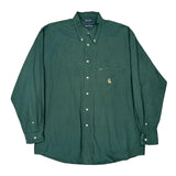 Nautica Shirt - Large Green Cotton